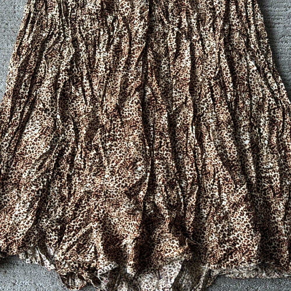 Faithfull the Brand Maggie Midi Dress Charlie Leopard - Picture 4 of 7